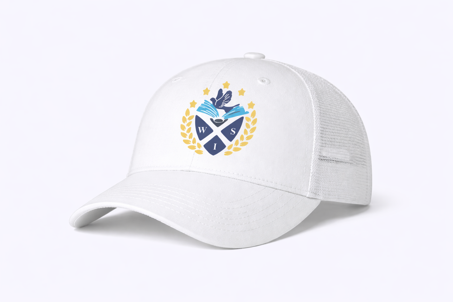 Whitestars Official Crested Cap – Classic White - Image 3